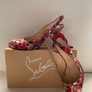 Worn Christian Louboutin  Euro size 39 1/2 heels